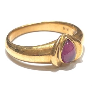 K18 18金 ルビー アクセサリー リング